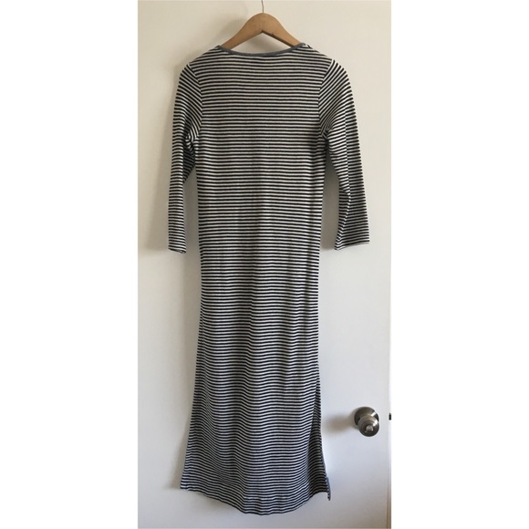 Anthropologie Striped High Slit Henley Tunic (HP🎉) - Picture 6 of 7